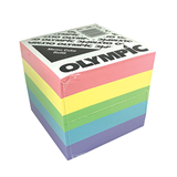 Memo Cube Refill 97x97mm 1000 Sheets Pastel Colours